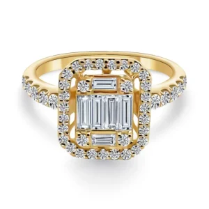 Anillo Diamantes Aniversario Wedding Band
