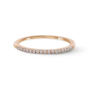 Anillo Diamantes Azalea 0.09 Oro Rosa