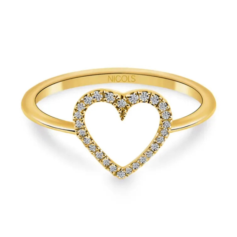 Anillo Oro Love Heart
