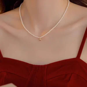 Collar de Perlas de plata 925 para Mujer