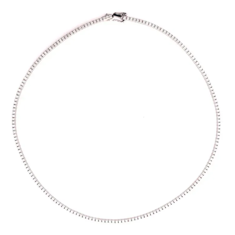 Collar Diamantes 6ct Riviere 43cm