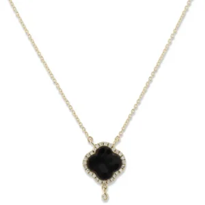 Collar Oro Onix Opaque Stones