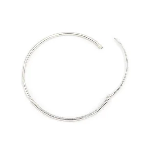 Pendientes de aro de plata, criollas • grosor 1,5 mm con diversos diámetros